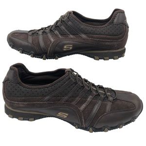 Skechers Brown Suede Leather Walking Shoe 8.5